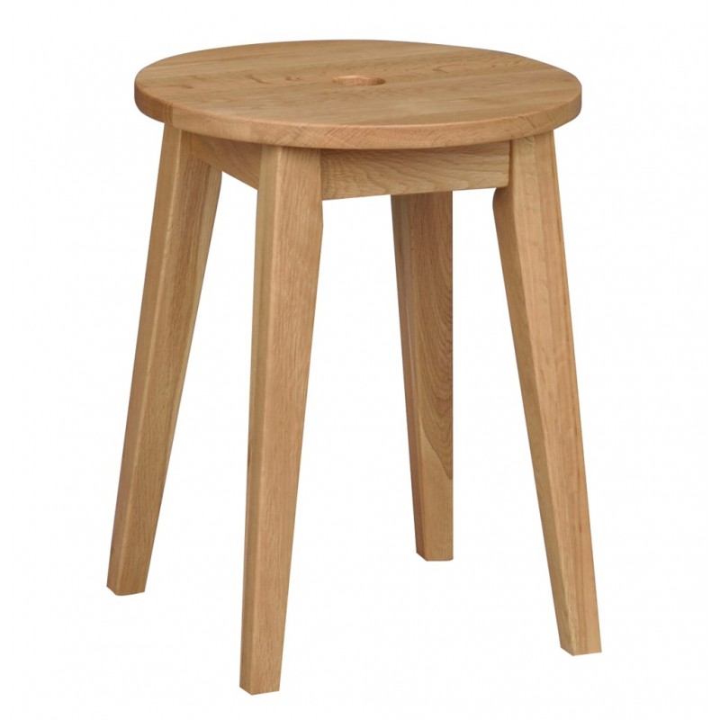 RO Met Stool Oak